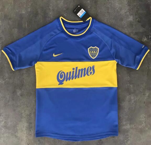 1999-2000 Boca Juniors Retro Home Kit Soccer Jersey